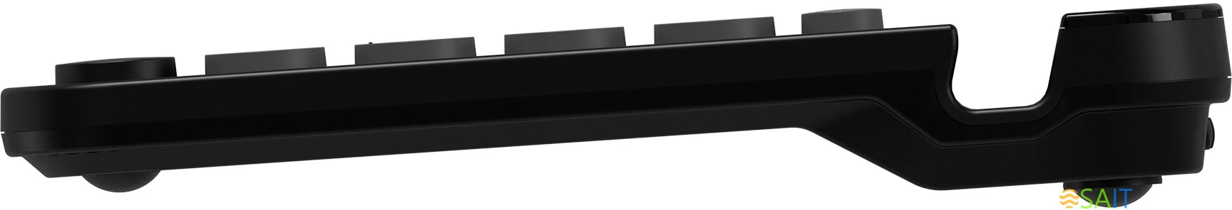 Клавиатура A4Tech Fstyler FBK30 черный/серый USB беспроводная BT/Radio slim Multimedia (FBK30 BLACKCURRANT)