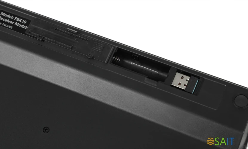 Клавиатура A4Tech Fstyler FBK30 черный/серый USB беспроводная BT/Radio slim Multimedia (FBK30 BLACKCURRANT)