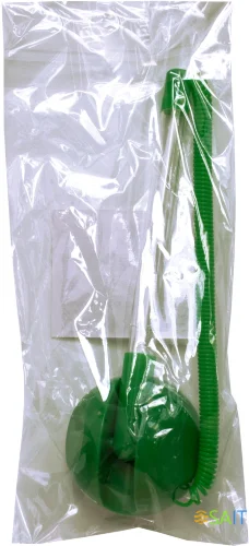 Ручка шариков. Silwerhof ECO зеленый d=0.7мм син. черн. на подставке сменный стержень линия 0.5мм кругл.