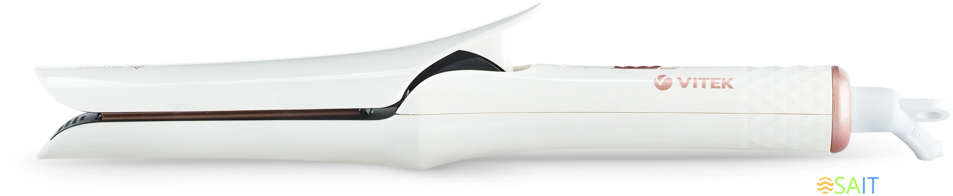 Выпрямитель Vitek VT-8406 25Вт белый макс.темп.:200С покрытие:керамико-турмалиновое