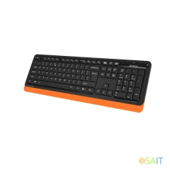 Клавиатура + мышь A4Tech Fstyler FG1010 клав:черный/оранжевый мышь:черный/оранжевый USB беспроводная Multimedia (FG1010 ORANGE)