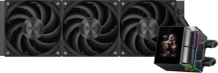 Система водяного охлаждения PcCooler DS360 Display Soc-AM5/AM4/1200/1700/1851 черный 4-pin Al LCD 310W Ret (DS360-BKNWXY-GL)