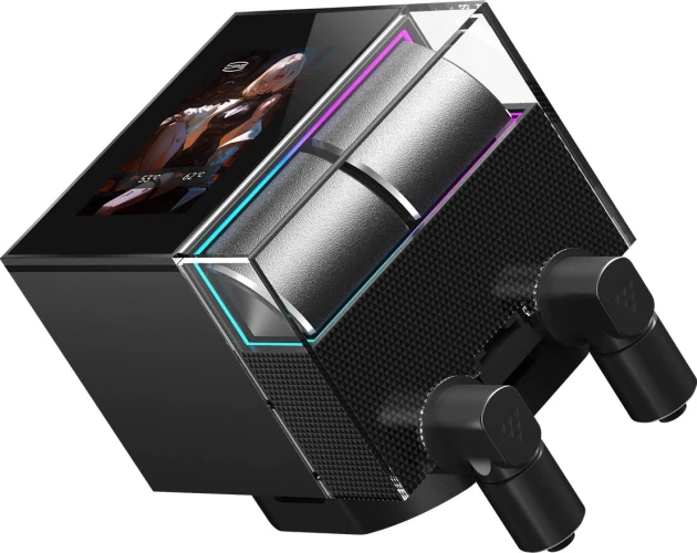 Система водяного охлаждения PcCooler DS360 Display Soc-AM5/AM4/1200/1700/1851 черный 4-pin Al LCD 310W Ret (DS360-BKNWXY-GL)