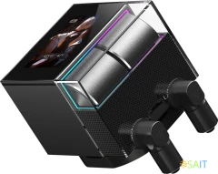 Система водяного охлаждения PcCooler DS360 Display Soc-AM5/AM4/1200/1700/1851 черный 4-pin Al LCD 310W Ret (DS360-BKNWXY-GL)