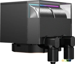 Система водяного охлаждения PcCooler DS360 Display Soc-AM5/AM4/1200/1700/1851 черный 4-pin Al LCD 310W Ret (DS360-BKNWXY-GL)