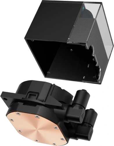 Система водяного охлаждения PcCooler DS360 Display ARGB Soc-AM5/AM4/1200/1700/1851 черный 4-pin 39.8dB Al LCD 310W Ret (DS360-BKNWXY-GL)