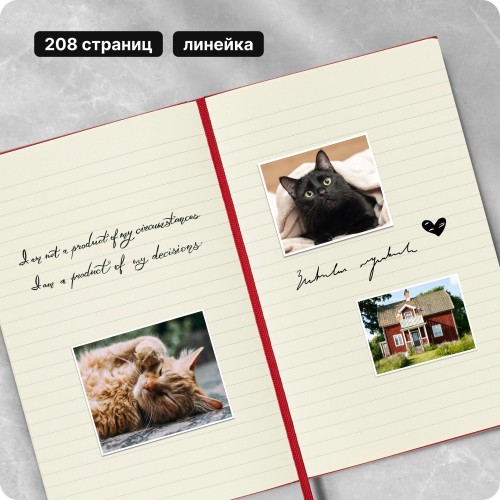 Блокнот Moleskine CLASSIC QP050F2 Medium 115x180мм 208стр. линейка твердая обложка красный