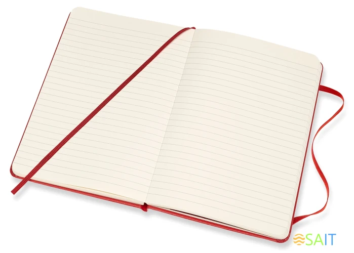 Блокнот Moleskine CLASSIC QP050F2 Medium 115x180мм 208стр. линейка твердая обложка красный