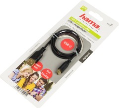 Кабель Hama Flexi-Slim 00135784 USB (m)-USB Type-C (m) 0.75м черный