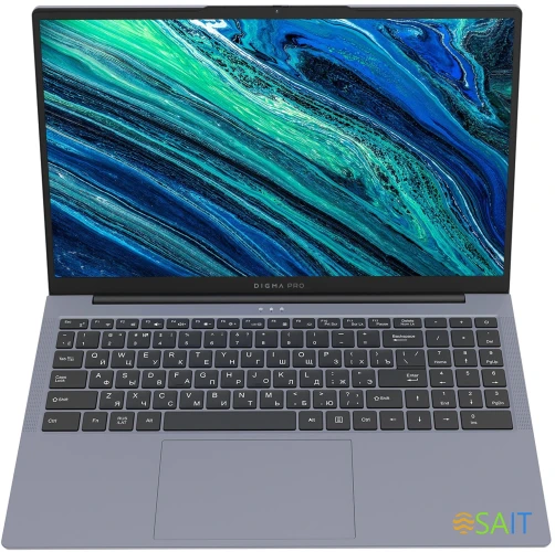 Ноутбук Digma Pro Cursus Ryzen 5 3500U 16Gb SSD512Gb AMD Radeon Vega 8 15.6" IPS FHD (1920x1080) Windows 11 Pro grey WiFi BT Cam 5500mAh (DN15R5-ADXW10)