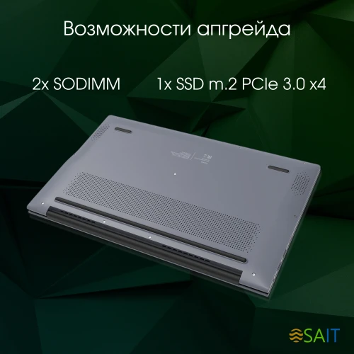 Ноутбук Digma Pro Cursus Ryzen 5 3500U 16Gb SSD512Gb AMD Radeon Vega 8 15.6" IPS FHD (1920x1080) Windows 11 Pro grey WiFi BT Cam 5500mAh (DN15R5-ADXW10)
