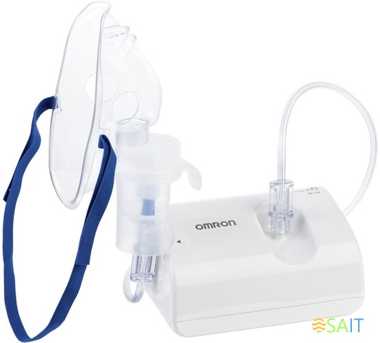 Ингалятор Omron NE-C24 (NE-C801S-RU) компрессорный стационарный белый