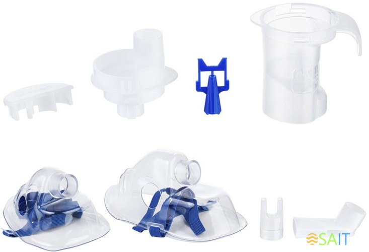 Ингалятор Omron NE-C24 (NE-C801S-RU) компрессорный стационарный белый