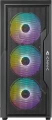 Корпус Azza Fighter черный без БП ATX 4x120mm 2x140mm 2xUSB2.0 1xUSB3.0 audio bott PSU