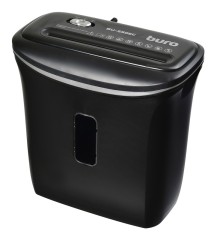 Шредер Buro Home BU-S506C черный (секр.P-4) фрагменты 5лист. 12лтр. пл.карты