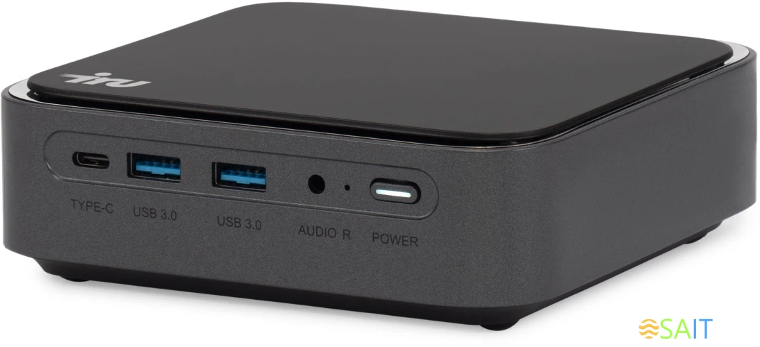 Неттоп IRU 310TLCN i5 1135G7 (2.4) 8Gb SSD256Gb Iris Xe Windows 11 Professional GbitEth WiFi BT черный (1975172)