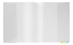 Обложка Silwerhof 382162 для тетради/дневника (набор 10шт) ПП 70мкм гладкая прозр. 210x345мм