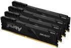 Память DDR4 4x8GB 3200MHz Kingston KF432C16BBK4/32 Fury Beast Black RTL Gaming PC4-25600 CL16 DIMM 288-pin 1.35В kit dual rank с радиатором Ret