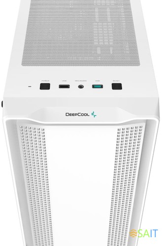 Корпус Deepcool CC560 V2 белый без БП ATX 8x120mm 5x140mm 1xUSB2.0 audio bott PSU
