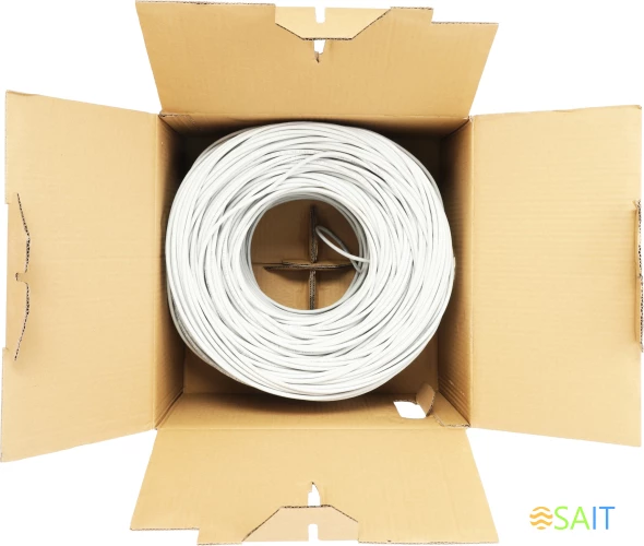 Кабель сетевой UTP 4 пары cat.5E solid 0.48мм Cu 305м