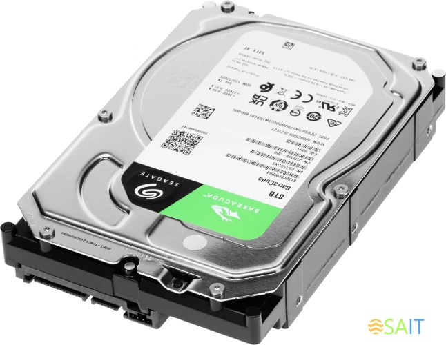 Жесткий диск Seagate SATA-III 8TB ST8000DM004 Desktop Barracuda 4KN (5400rpm) 256Mb 3.5"
