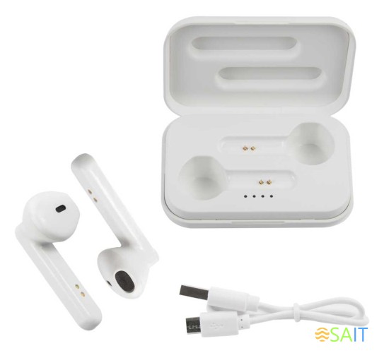 Гарнитура вкладыши Redline BHS-22 белый беспроводные bluetooth в ушной раковине (УТ000019149)