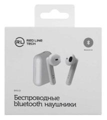 Гарнитура вкладыши Redline BHS-22 белый беспроводные bluetooth в ушной раковине (УТ000019149)