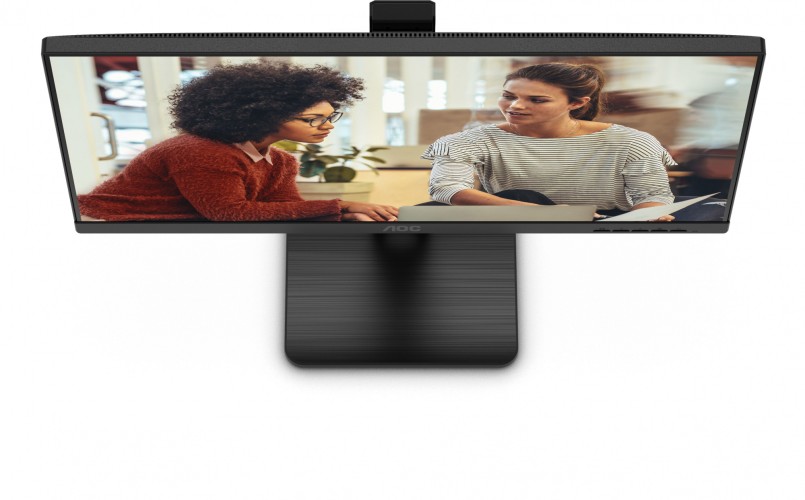 Монитор AOC 24" 24E3QAF черный IPS LED 16:9 HDMI M/M матовая HAS Piv 300cd 178гр/178гр 1920x1080 75Hz VGA DP FHD USB 4.45кг