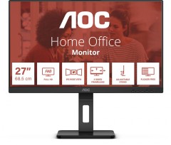 Монитор AOC 24" 24E3QAF черный IPS LED 16:9 HDMI M/M матовая HAS Piv 300cd 178гр/178гр 1920x1080 75Hz VGA DP FHD USB 4.45кг