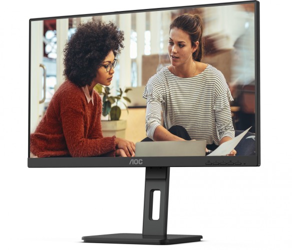 Монитор AOC 24" 24E3QAF черный IPS LED 16:9 HDMI M/M матовая HAS Piv 300cd 178гр/178гр 1920x1080 75Hz VGA DP FHD USB 4.45кг