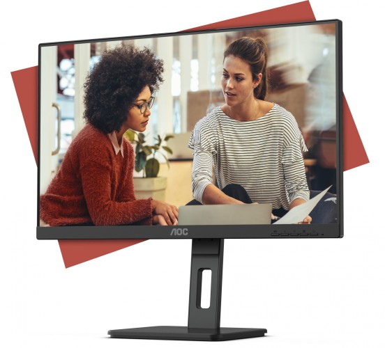 Монитор AOC 24" 24E3QAF черный IPS LED 16:9 HDMI M/M матовая HAS Piv 300cd 178гр/178гр 1920x1080 75Hz VGA DP FHD USB 4.45кг
