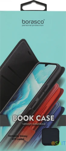 Чехол (флип-кейс) BoraSCO для Samsung Galaxy A15 Book Case синий (72863)