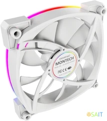 Вентилятор для корпуса Montech RX120 Reverse ARGB 120х120x25 белый 4-pin 27дБ (RX120 PWM WHITE) Ret