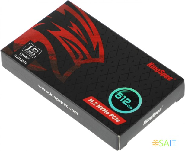 Накопитель SSD Kingspec PCIe 3.0 x4 512GB NE-512 M.2 2280