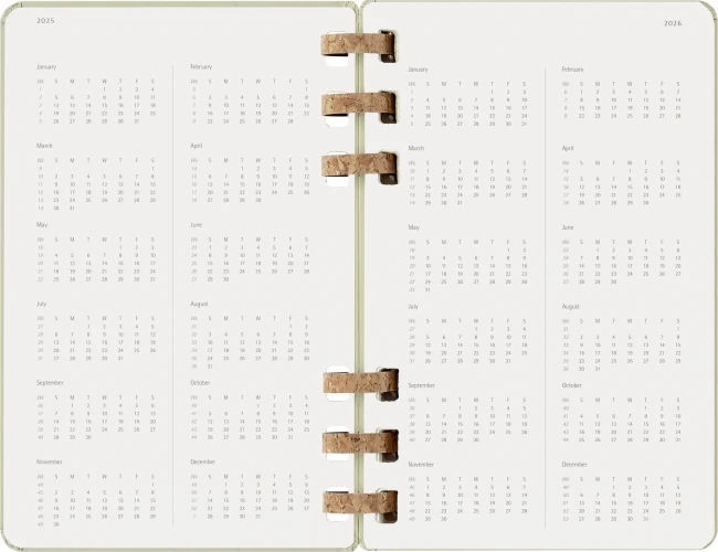 Еженедельник Moleskine ACADEMIC SPIRAL Large 150х210мм 200стр. спираль киви