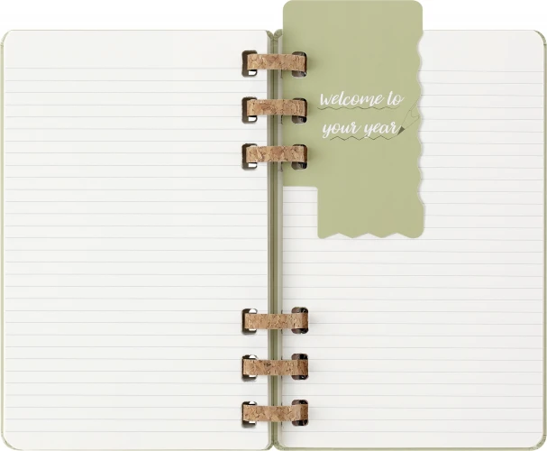 Еженедельник Moleskine ACADEMIC SPIRAL Large 150х210мм 200стр. спираль киви