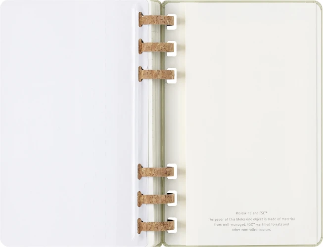 Еженедельник Moleskine ACADEMIC SPIRAL Large 150х210мм 200стр. спираль киви