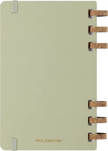 Еженедельник Moleskine ACADEMIC SPIRAL Large 150х210мм 200стр. спираль киви