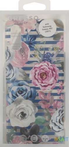 Чехол (клип-кейс) Gresso для Samsung Galaxy A02 Air прозрачный/рисунок (GR17AAAE9164)