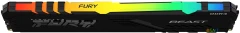 Память DDR4 2x16GB 2666MHz Kingston KF426C16BB12AK2/32 Fury Beast RGB RTL Gaming PC4-21300 CL16 DIMM 288-pin 1.2В dual rank с радиатором Ret