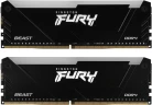 Память DDR4 2x16GB 2666MHz Kingston KF426C16BB12AK2/32 Fury Beast RGB RTL Gaming PC4-21300 CL16 DIMM 288-pin 1.2В dual rank с радиатором Ret