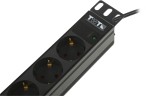 Блок распределения питания Lanmaster TWT-PDU19-10A9P4-3.0 гор.размещ. 9xSchuko базовые 10A C14 3м