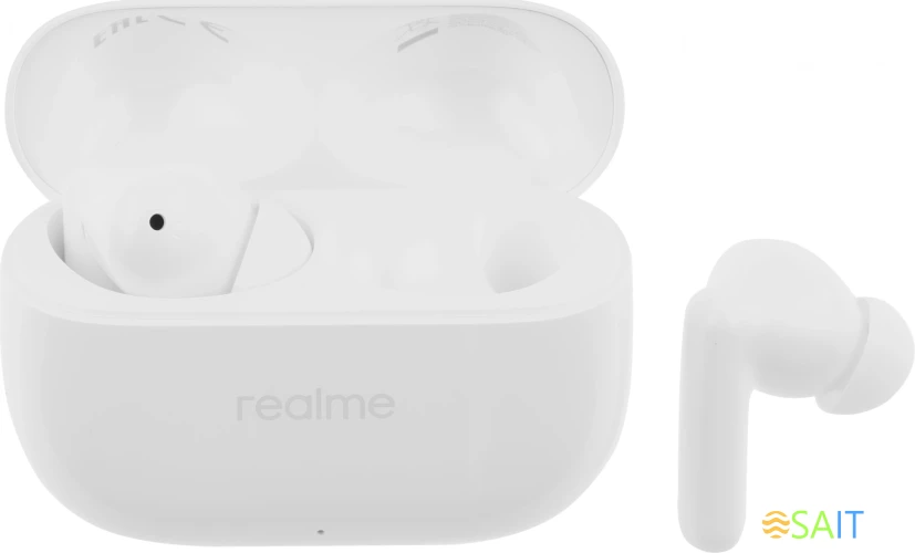Гарнитура внутриканальные Realme Buds T310 белый беспроводные bluetooth в ушной раковине (6941764436893)