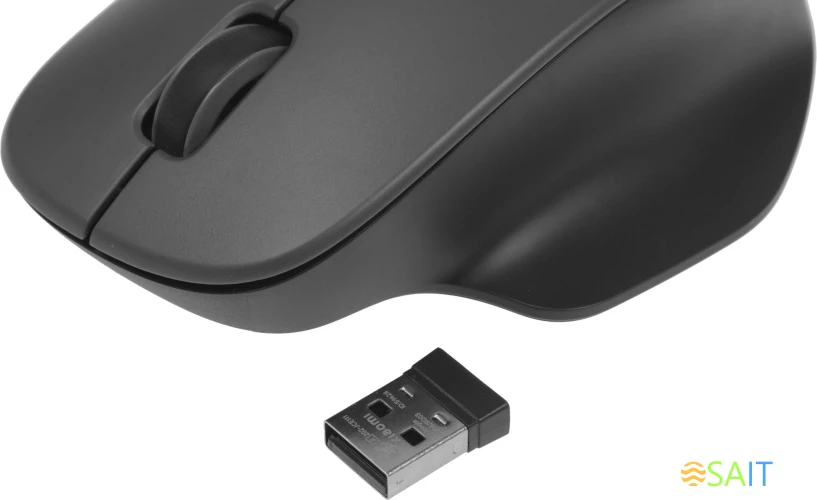 Мышь Xiaomi Comfort Edition черный оптическая 1200dpi silent беспров. USB 2but (BHR9359GL)