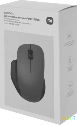 Мышь Xiaomi Comfort Edition черный оптическая 1200dpi silent беспров. USB 2but (BHR9359GL)