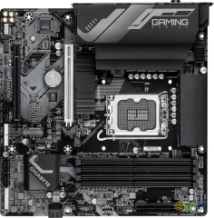 Материнская плата Gigabyte B760M G X WF6E GEN5 Soc-1700 Intel B760 4xDDR5 mATX AC`97 8ch(7.1) 2.5Gg RAID+HDMI+DP