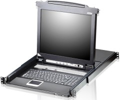 16-портовый KVMP-переключатель с ЖК-дисплеем Slideaway/ATEN ATEN CL5716MR