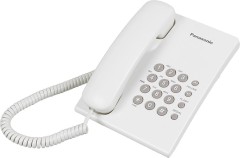 Телефон проводной Panasonic KX-TS2350RUW
