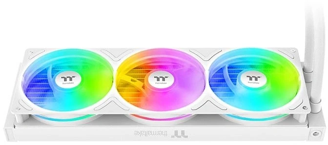Система водяного охлаждения Thermaltake TH360 V3 Snow ARGB Soc-AM5/AM4/1200/1700/1851 белый 4-pin 37.8dB Al Ret (CL-W468-PL12SW-A)