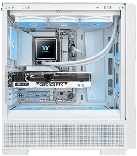 Система водяного охлаждения Thermaltake TH360 V3 Snow ARGB Soc-AM5/AM4/1200/1700/1851 белый 4-pin 37.8dB Al Ret (CL-W468-PL12SW-A)